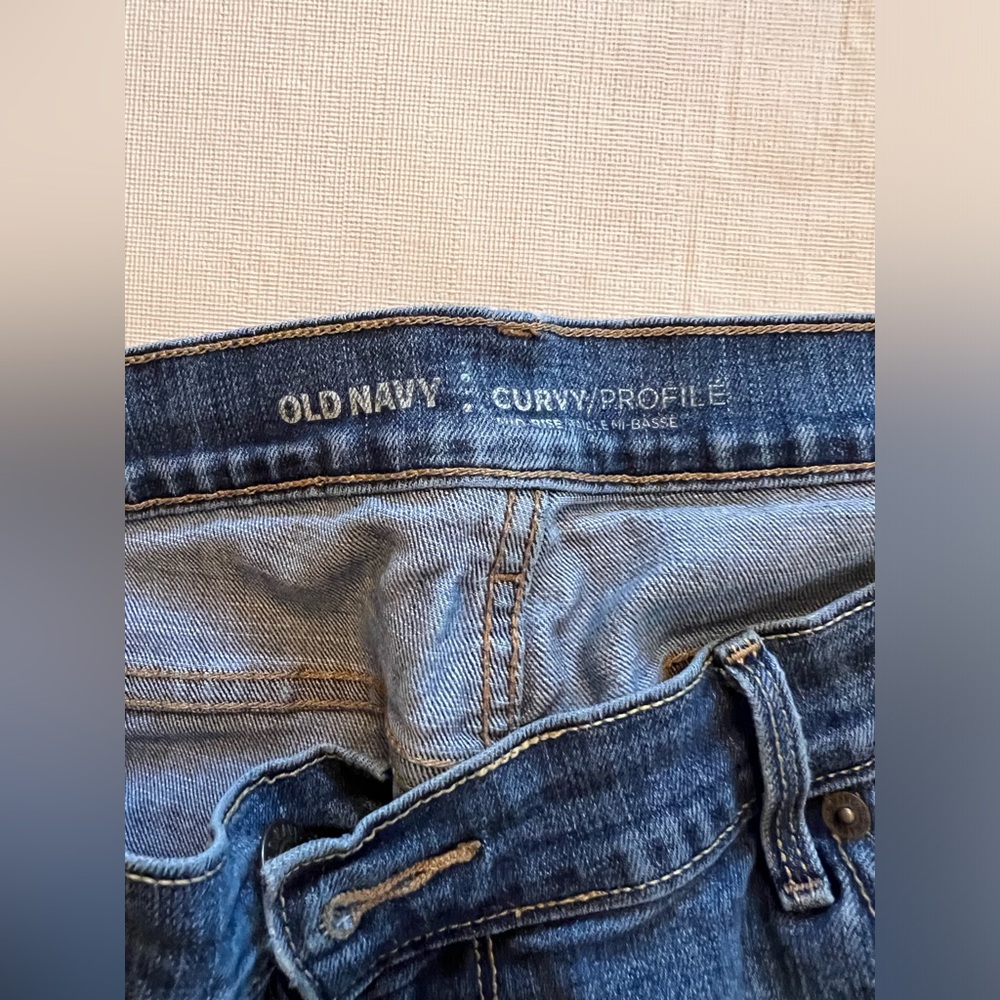 Women’s Old Navy 16W Blue Jeans Khaki Mid Rise Pant Bundle - Picture 9 of 9